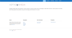 Desktop Screenshot of heptagonmedia.com